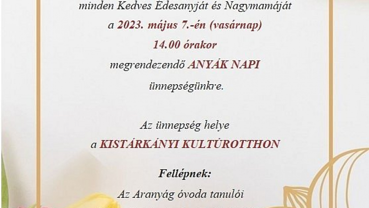 Fotografia fotogalérie Anyák napja 2023